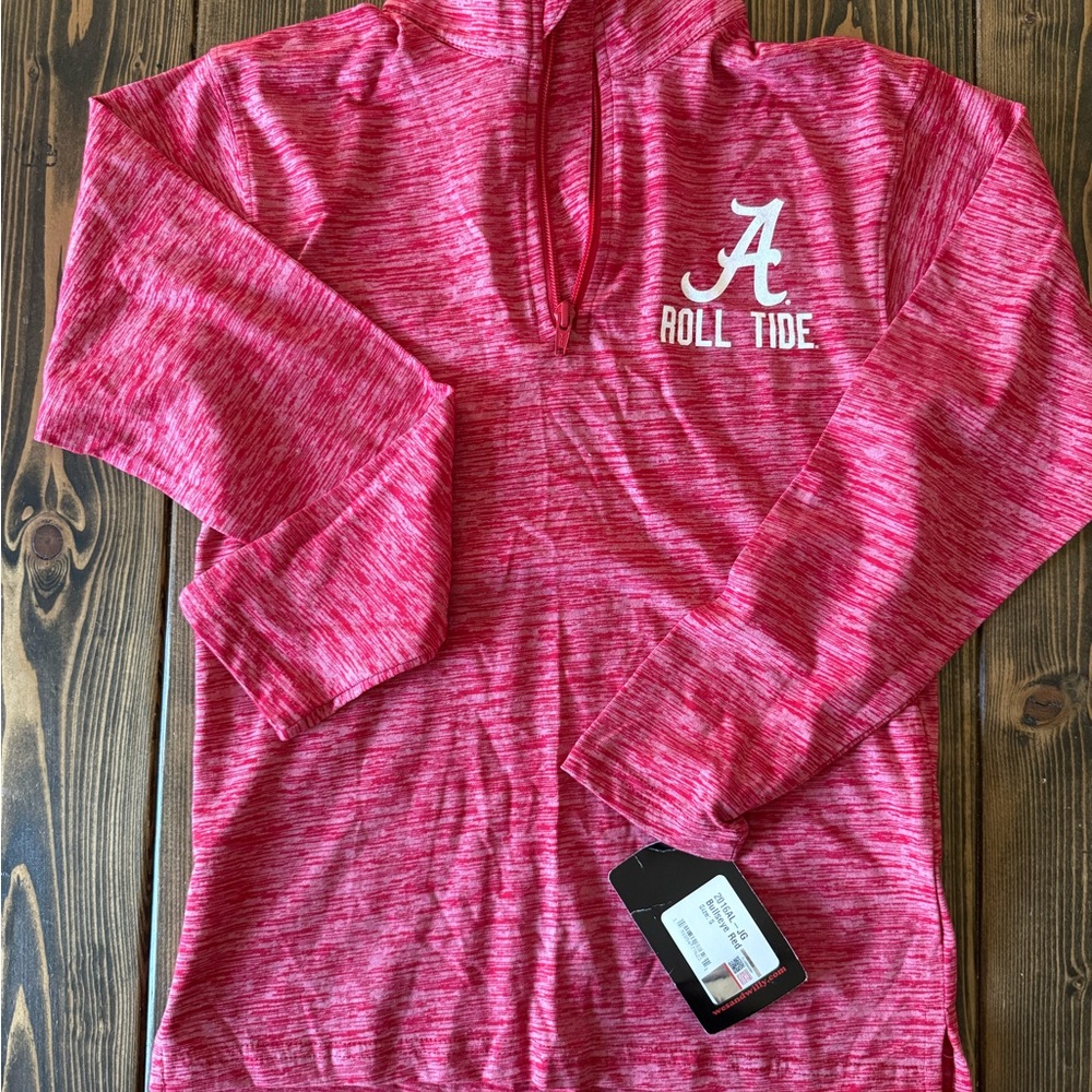 Alabama Crimson Tide Kids' Red Pullover Hoodie
